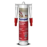 PLITOSIL PREMIUM сверхэластич. силикон. герметик для влаж помещ. 310мл прозрачный