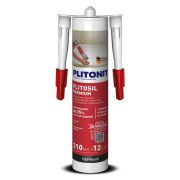 PLITOSIL PREMIUM сверхэластич. силикон. герметик для влаж помещ. 310мл черный