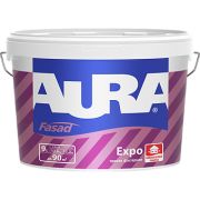 Краска фасадная AURA EXPO матовая белая 9 л