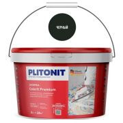 Затирка цементная эластичная Plitonit Colorit Premium черная 2 кг